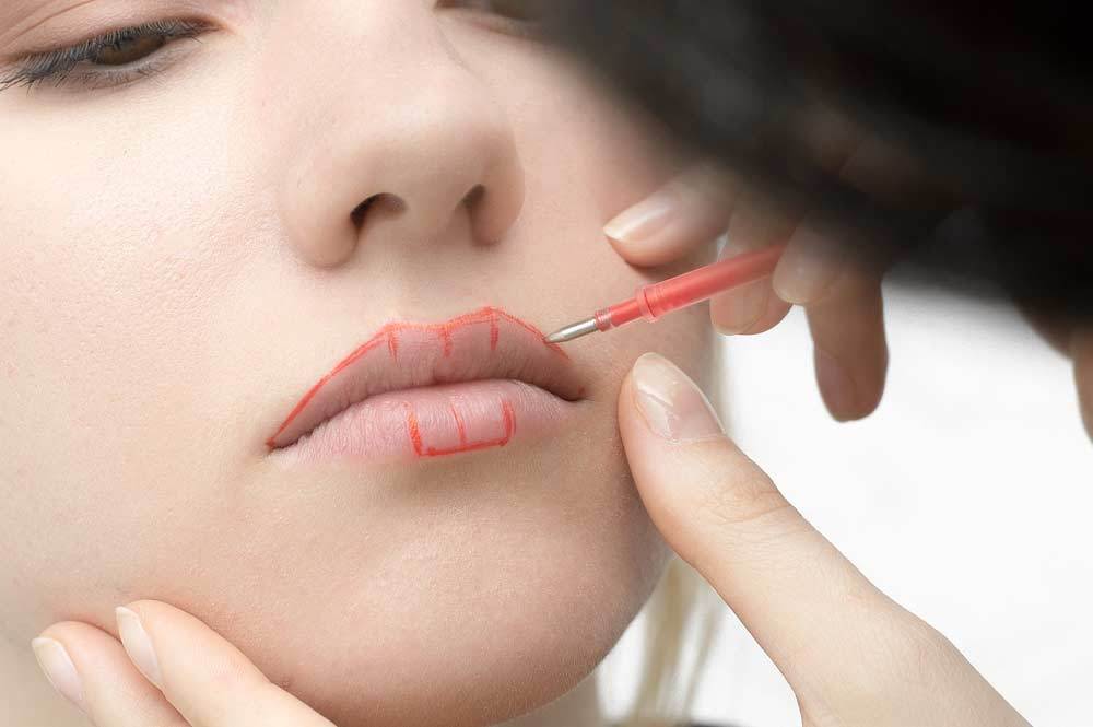 Изменить форму губ перманентный макияж